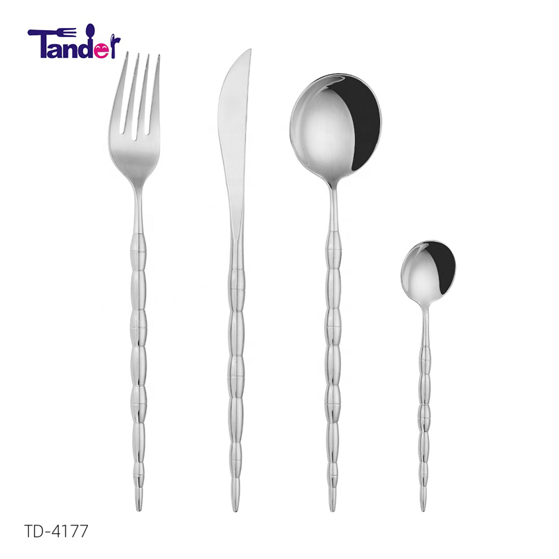 tander új európai stílusú, rozsdamentes acélból készült háztartási cikkek evőeszköz, inox evőeszköz