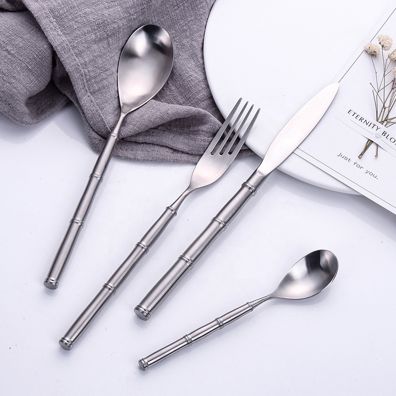 4pcs 18/10 elegáns evőeszköz készlet rozsdamentes acél